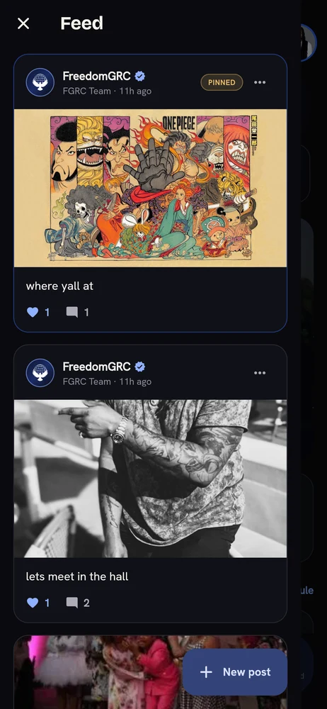 The Live screen in the FreedomGRC app
